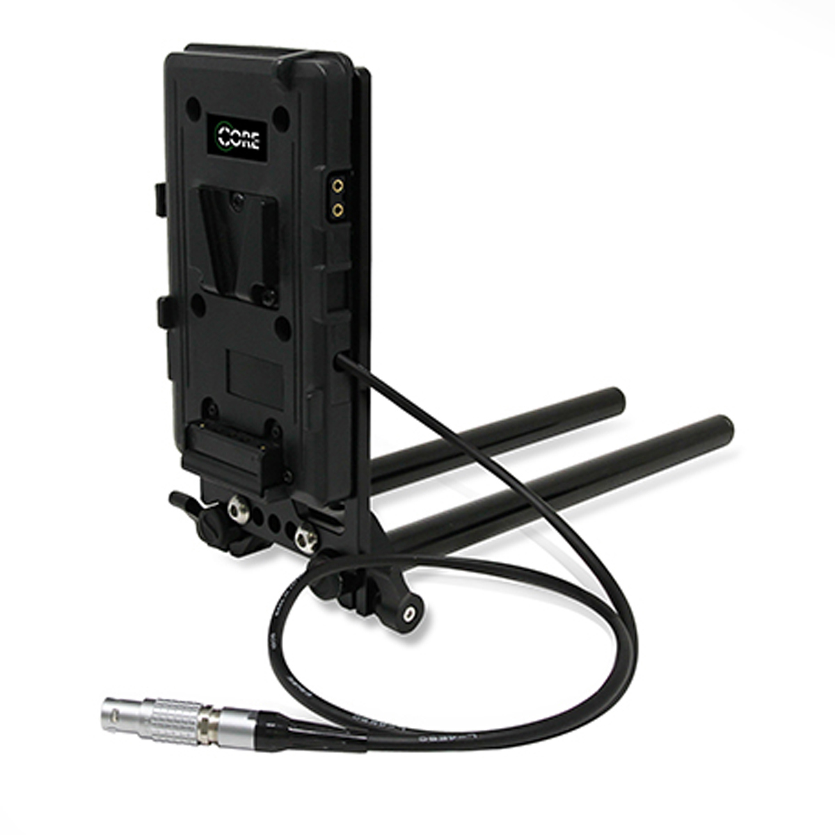 

Core SWX 15mm Rail Mount Cheese Plate with V-Mount Battery Plate for RED Komodo