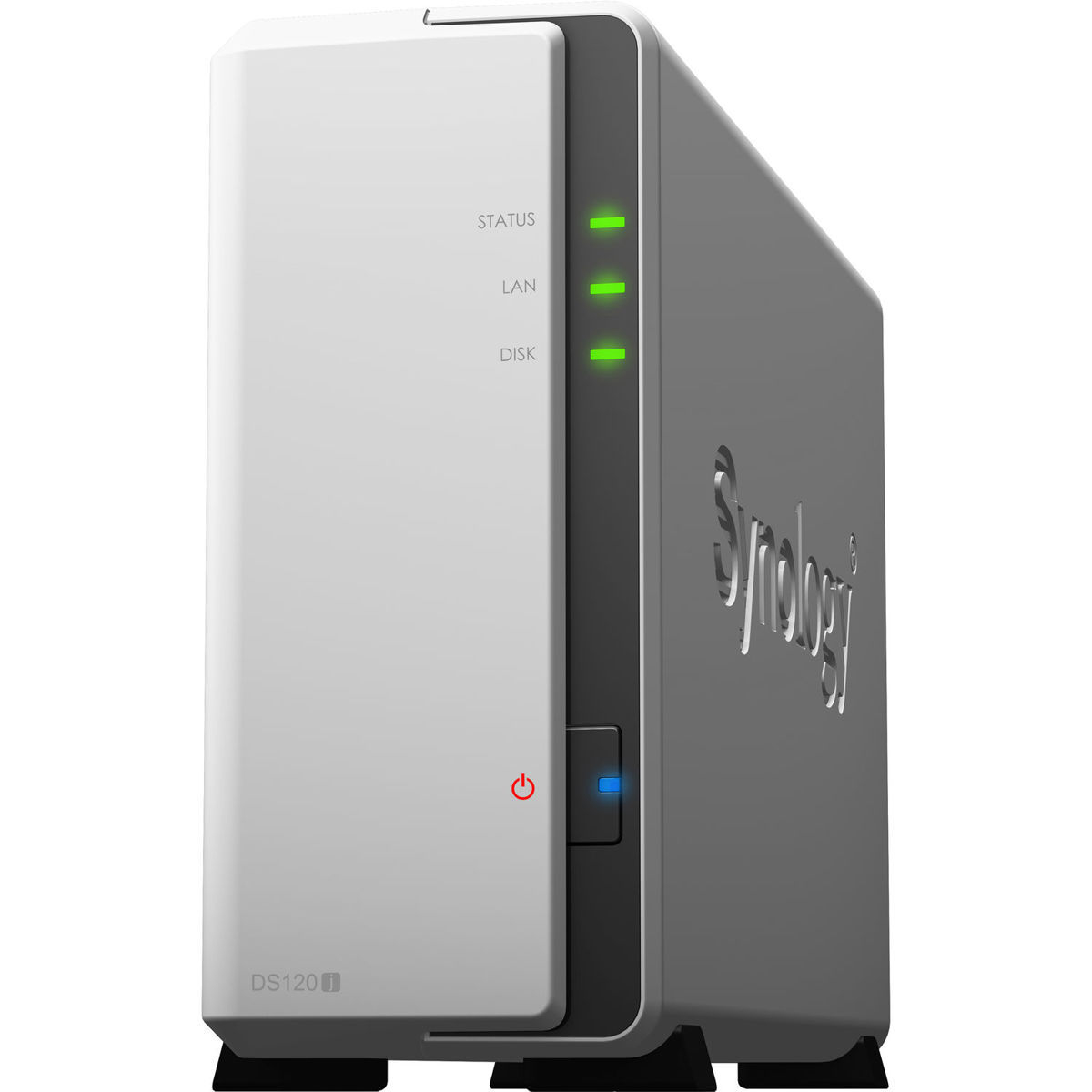 

Synology DiskStation DS120j 1 Bay NAS, Dual Core 800 MHz, RAID Basic, Diskless