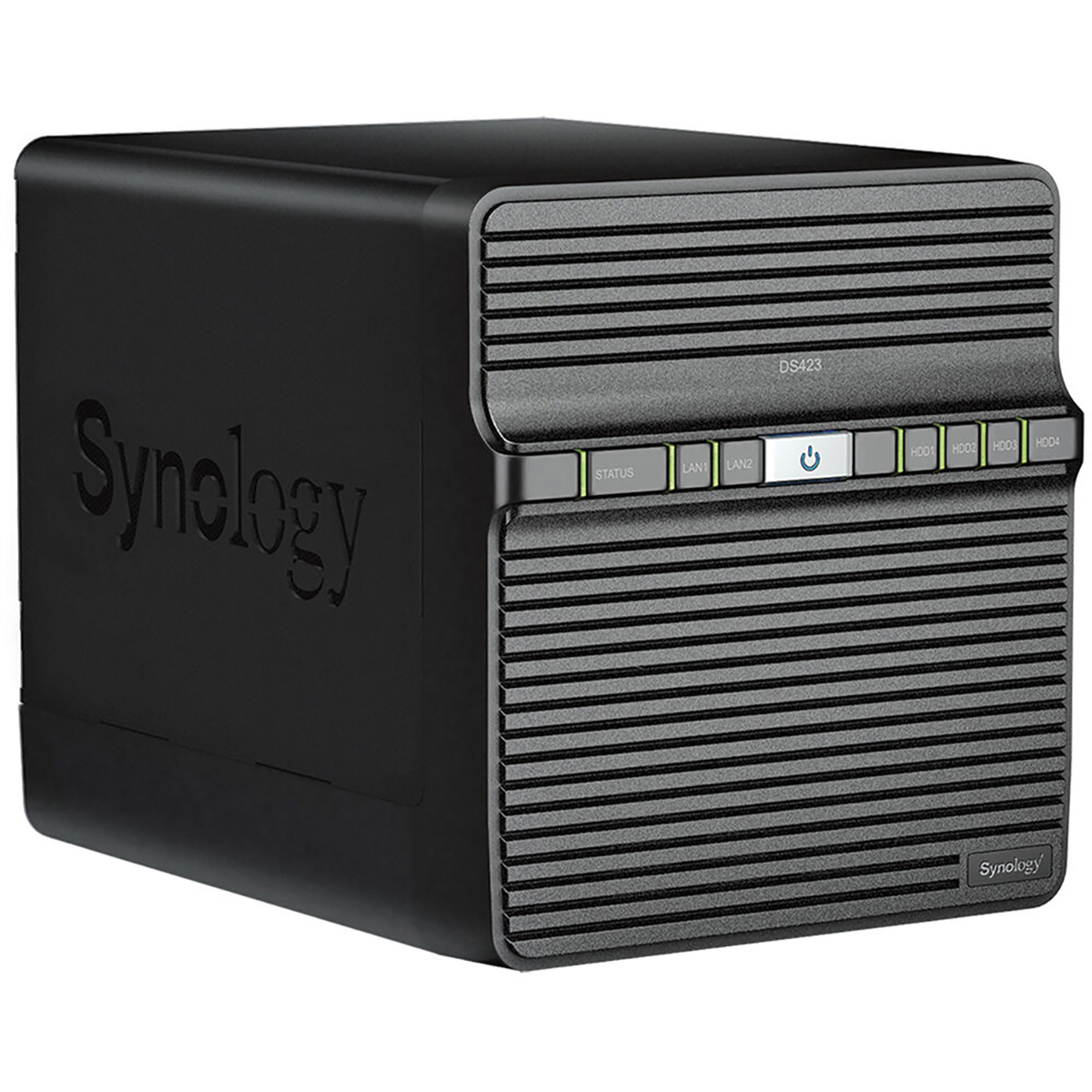 Сетевой накопитель Synology DiskStation DS423 с 4 отсеками, процессор Realtek RTD1619B, бездисковый