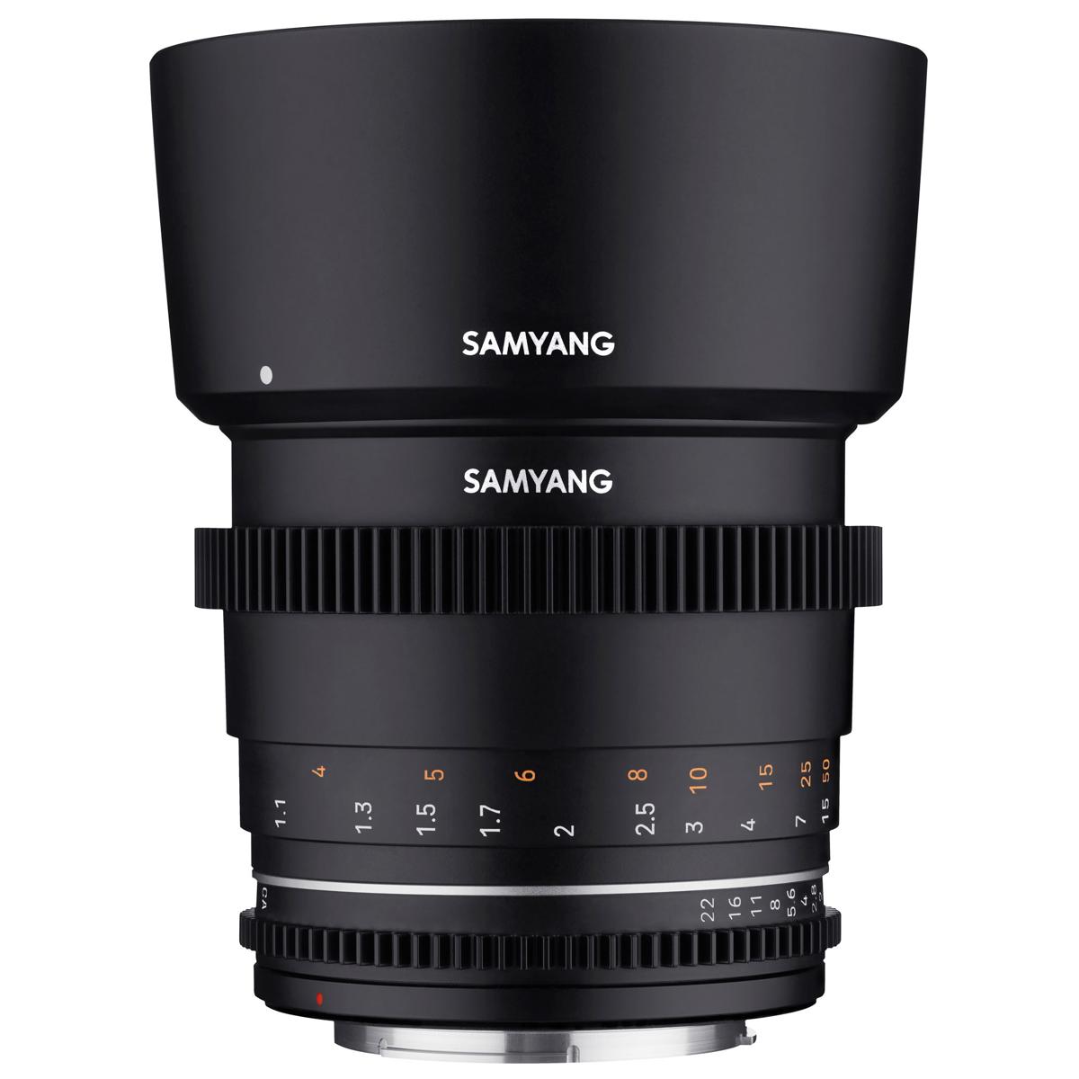 

Samyang 85mm T1.5 VDSLR MK2 Cine Lens for Micro Four Thirds