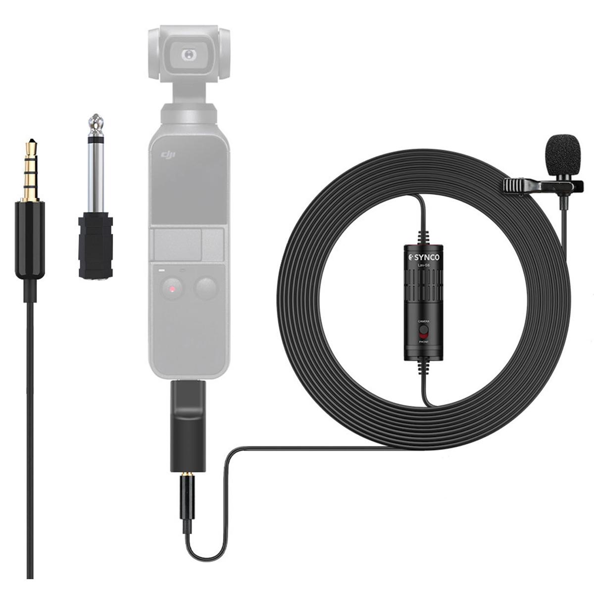 

Synco Audio Lav-S6P Lavalier Omnidirectional Condenser Microphone