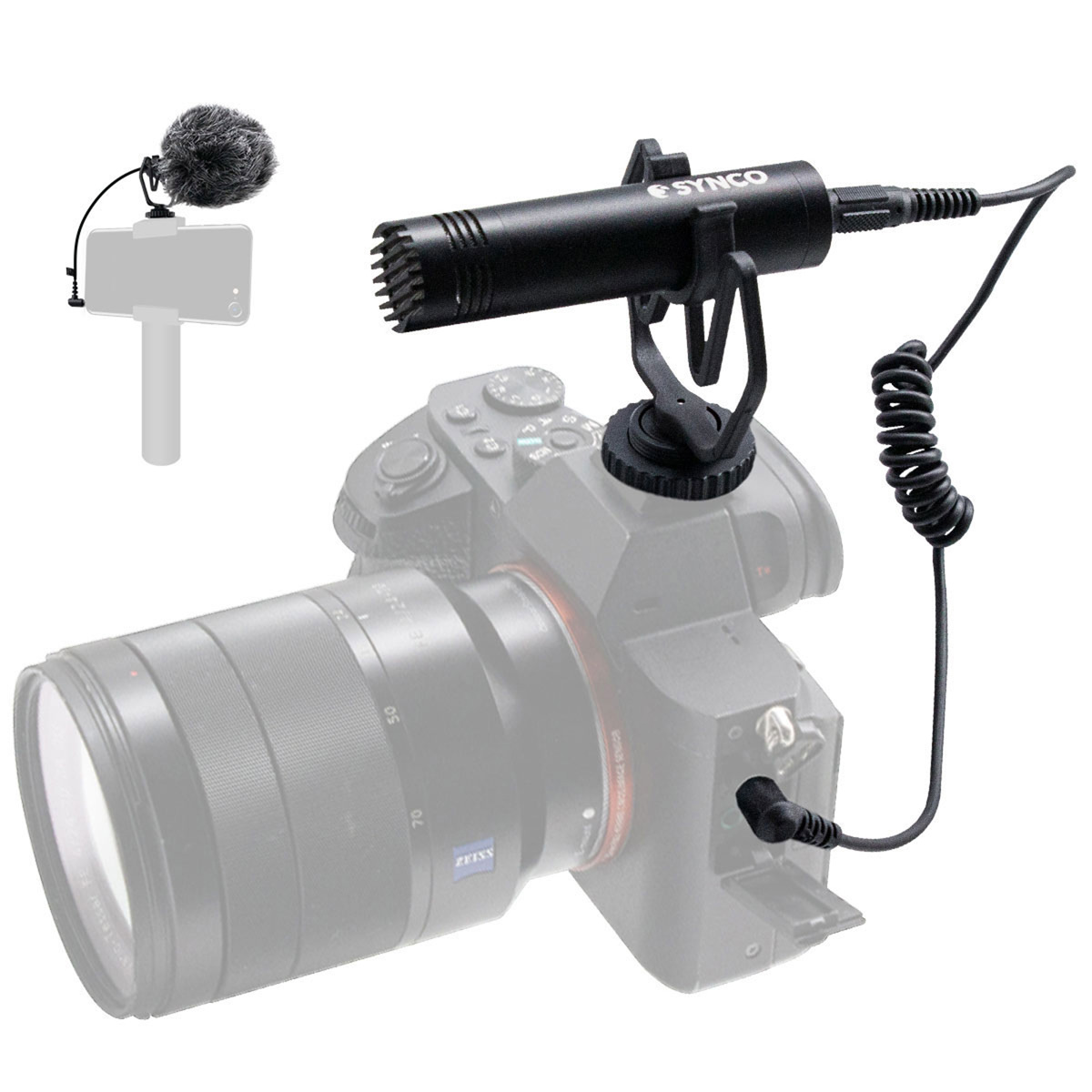 

Synco Audio Mic-M1 On-Camera Shotgun Microphone with Shock Mount