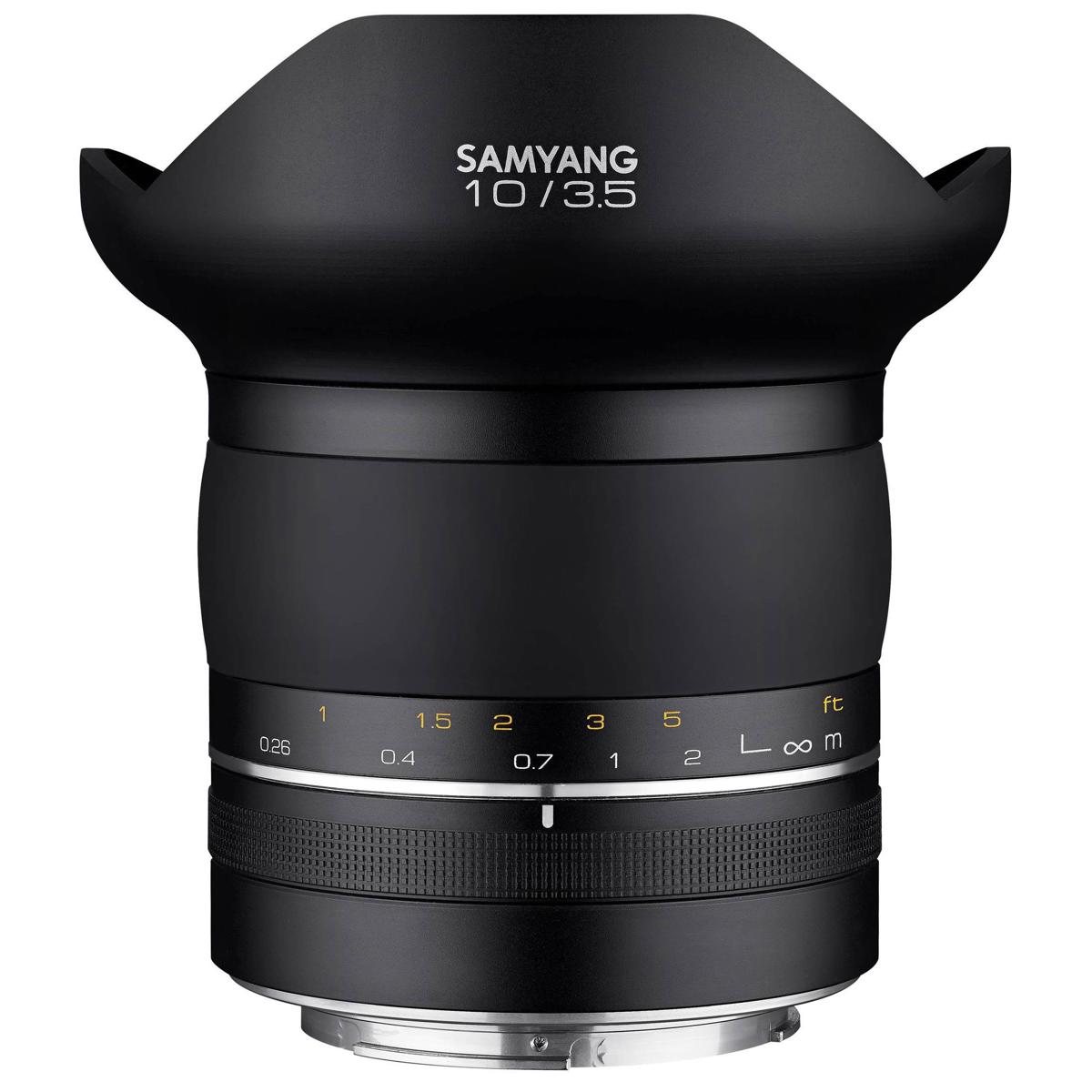 

Samyang XP 10mm f/3.5 Lens for Canon EF with AE Chip