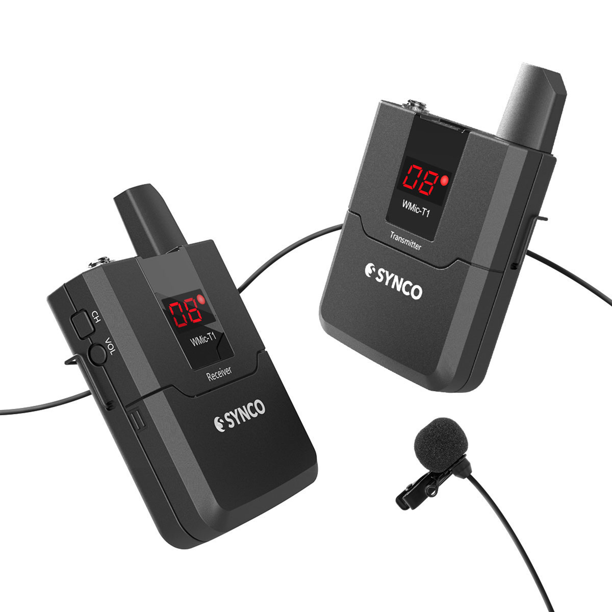 

Synco Audio WMic-T1 16-Channel UHF Wireless Lavalier Mic System with Tx and Rx