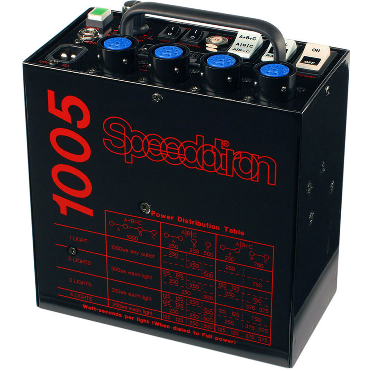 

Speedotron 1005LV, 1000W Second Power Supply