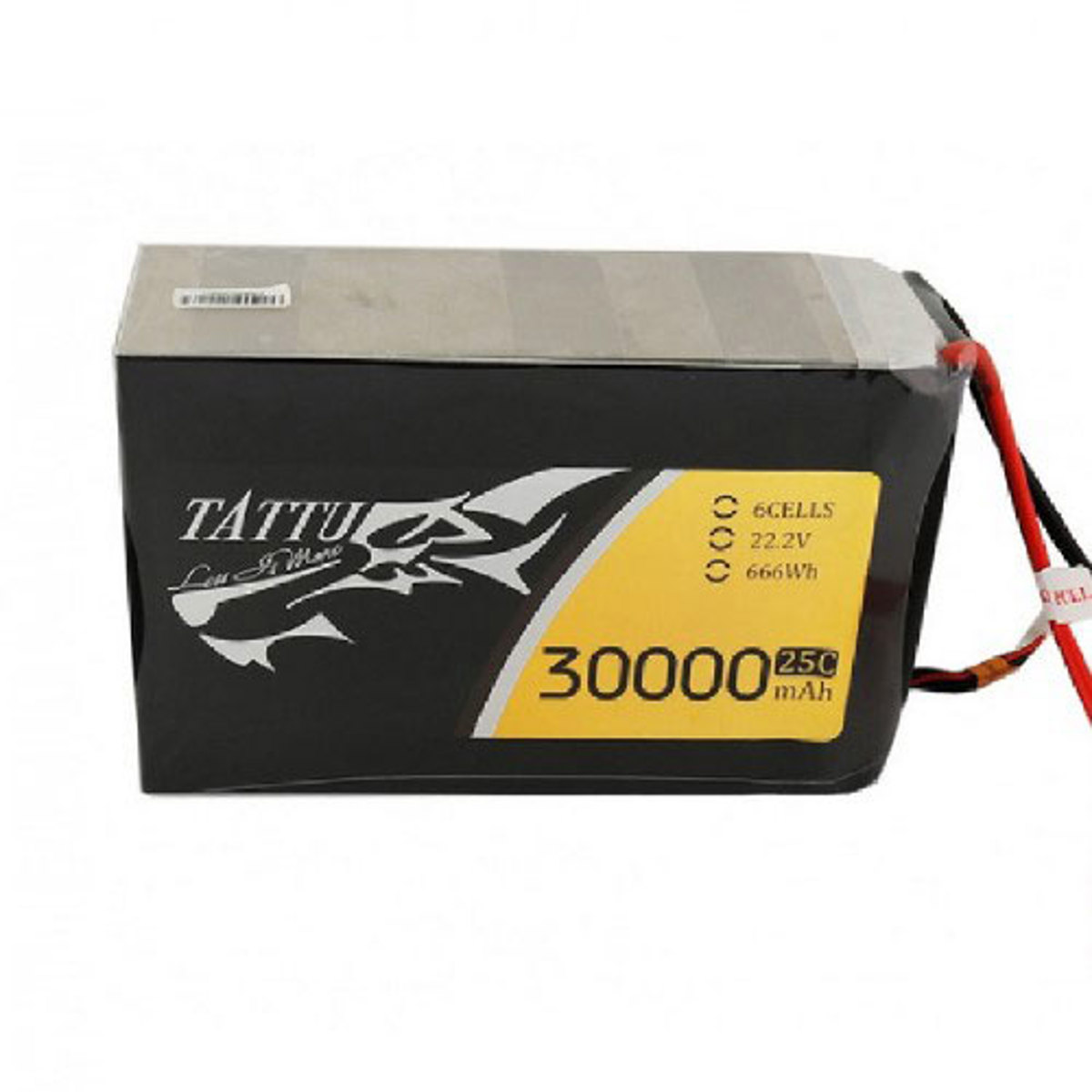 

Tattu 30000mAh 22.2V 25C 6S1P LiPo Battery Pack with AS150 + XT150 Plug
