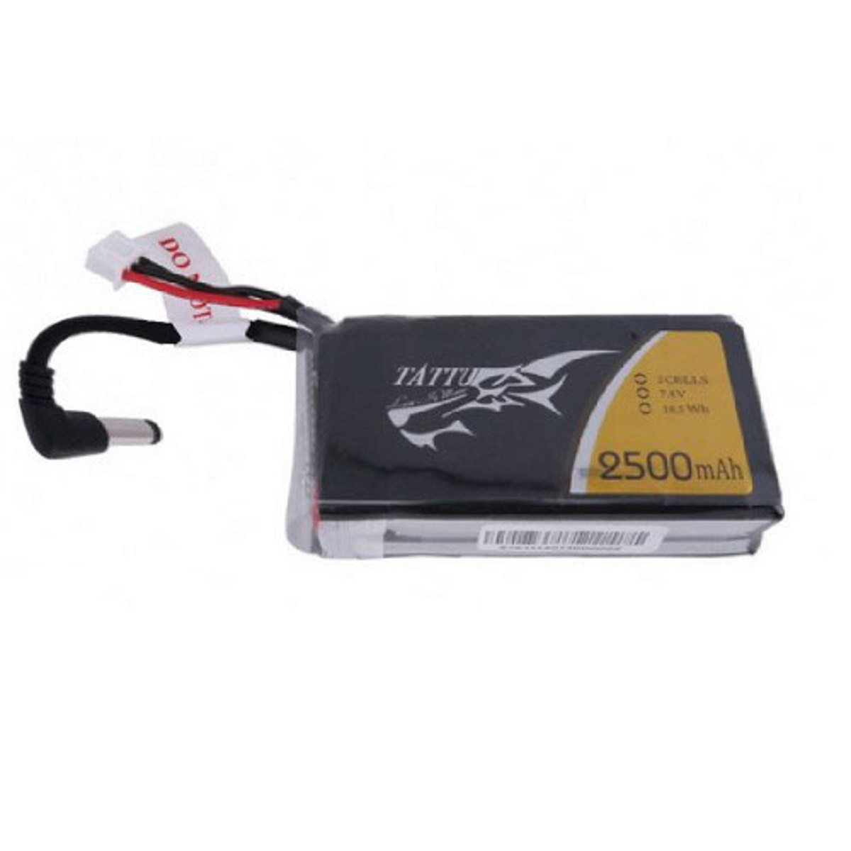 

Tattu 2500mAh 7.4V 2S1P Li-Po Battery Pack w/DC3.5mm Plug for Fatshark Goggles