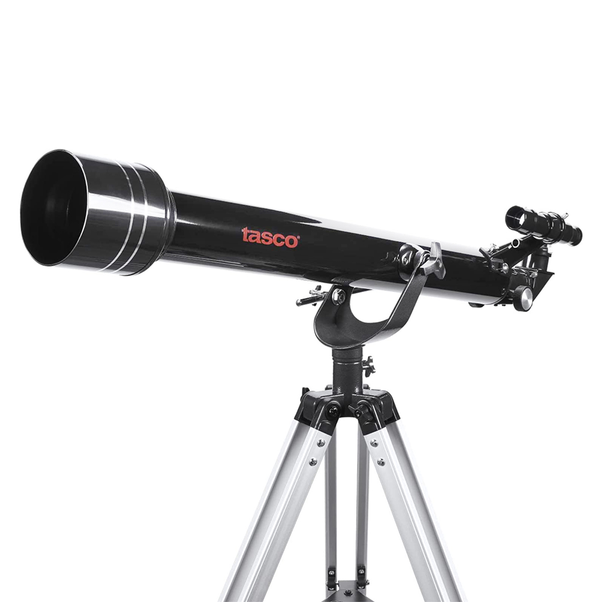 

Tasco Novice 60x800mm f/13 AZ Refractor Telescope with Adjustable Tripod, Black