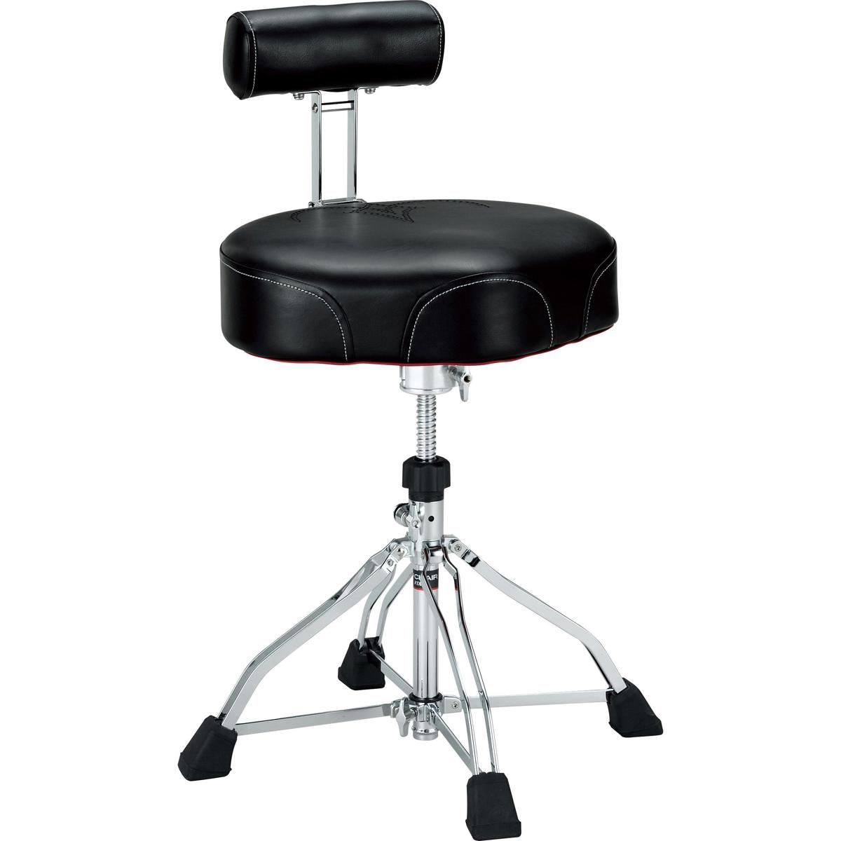 Image of Tama HT741B 1st Chair Ergo-Rider Drum Throne with Back Rest and Drum Key