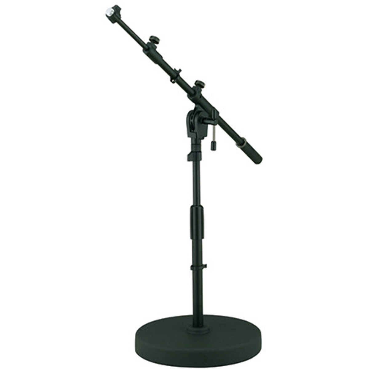 

Tama MS456RLBK Round-Base Low-Profile Telescoping Boom Stand, Height 17" to 23"