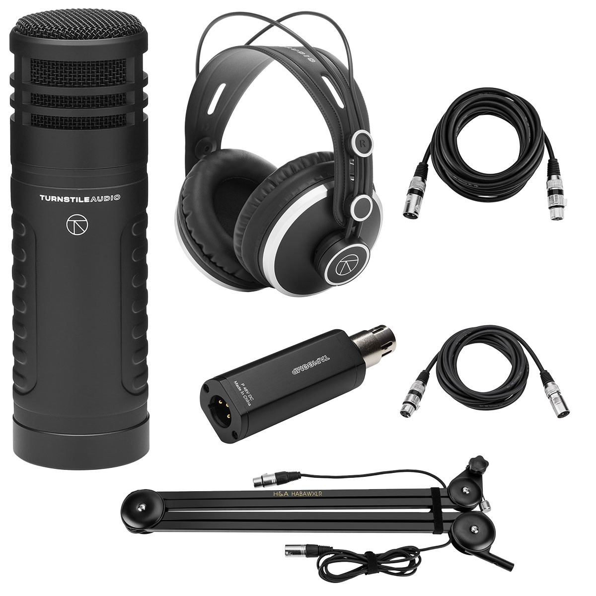 

Turnstile Audio Platform TAP500 Broadcast Microphone with Broadcast Arm & Acc.