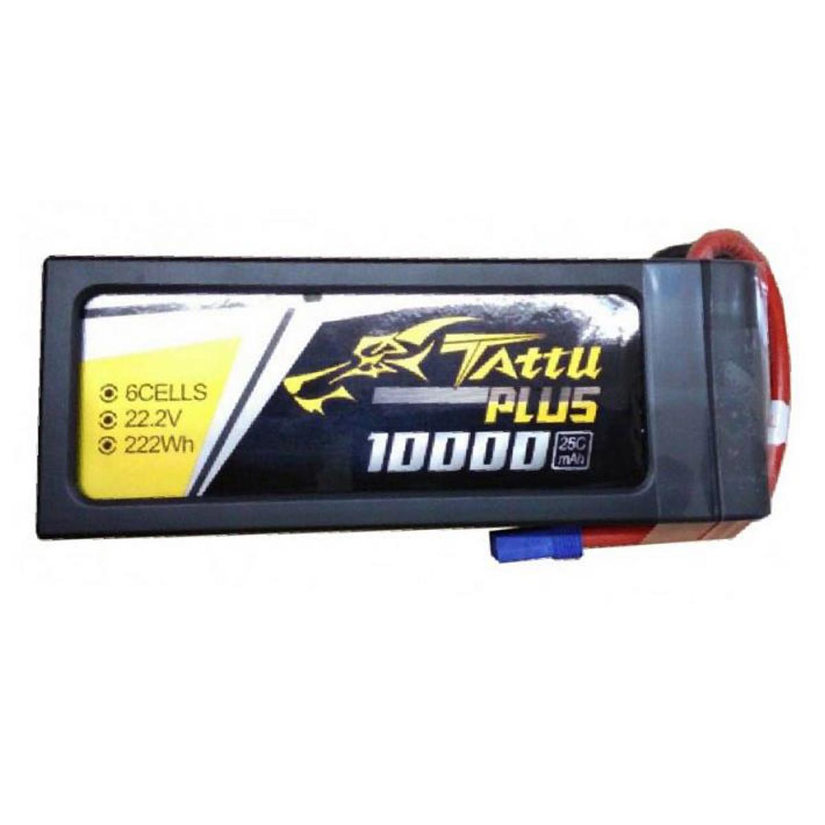 

Tattu Plus 10000mAh 22.2V 25C 6S1P Li-Po Smart Battery Pack w/EC5 Plug for UAV