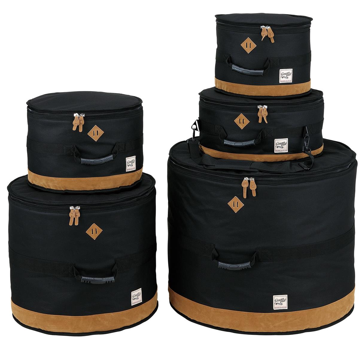 Tama POWERPAD Designer Collection Drum Bag Set, Black -  TDSS52KBK