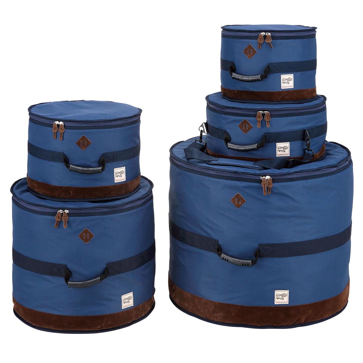 Tama POWERPAD Designer Collection Drum Bag Set, Navy Blue -  TDSS52KNB