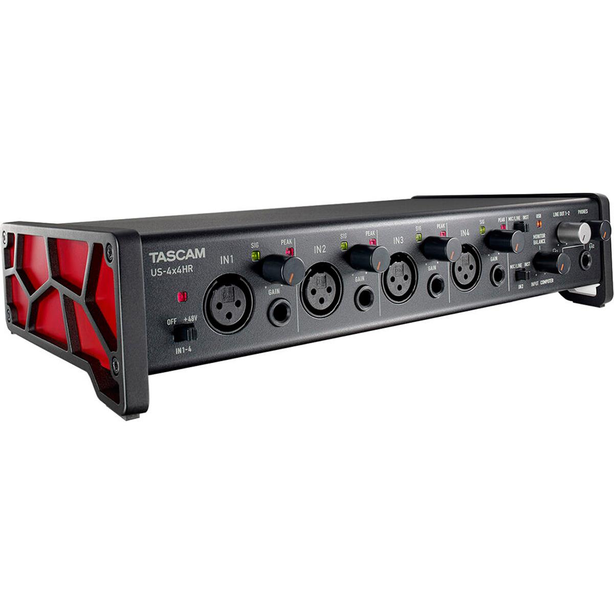 

Tascam US-4x4HR 4Mic, 4In/4Out High Resolution Versatile USB Audio Interface