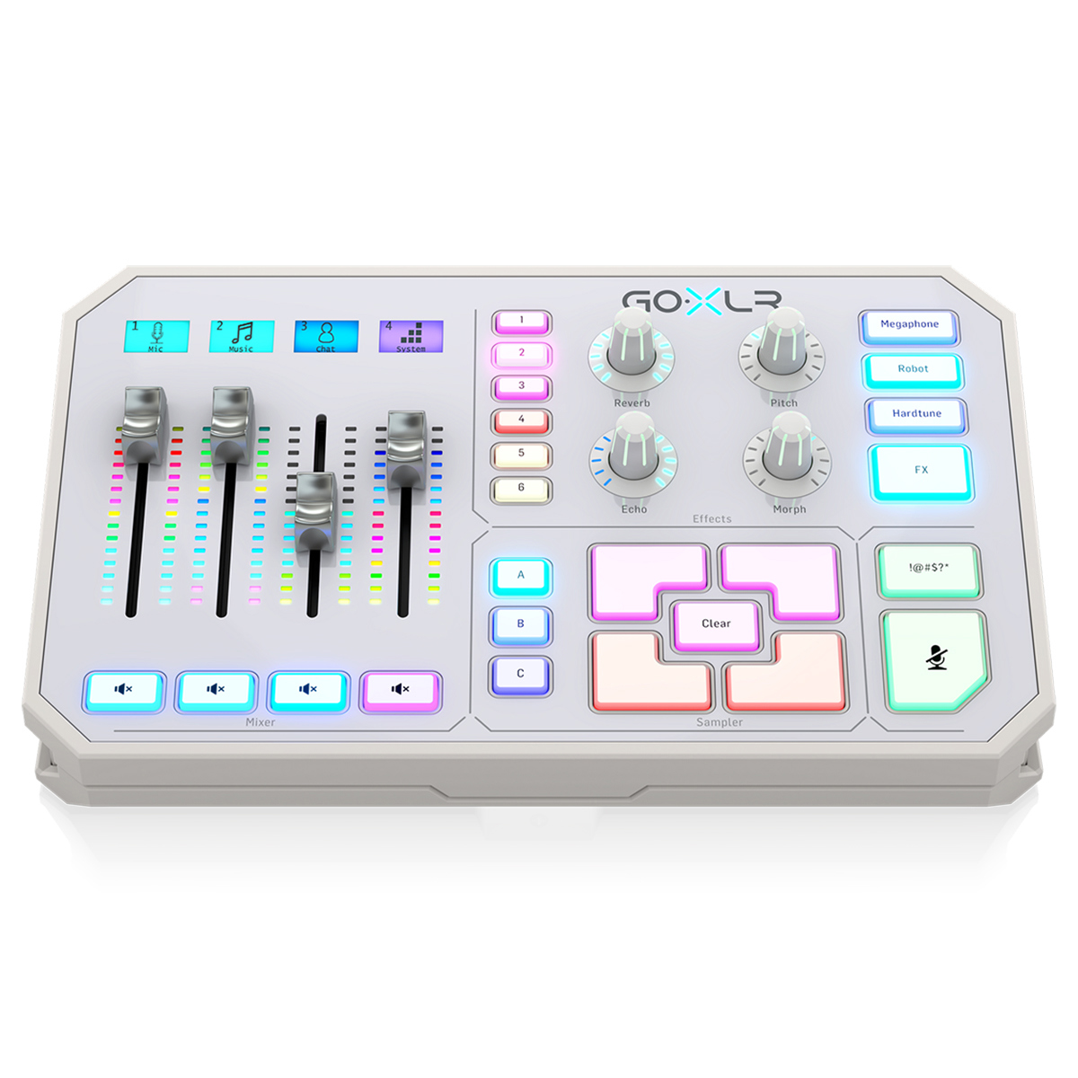 

TC Helicon GoXLR USB Streaming Mixer White