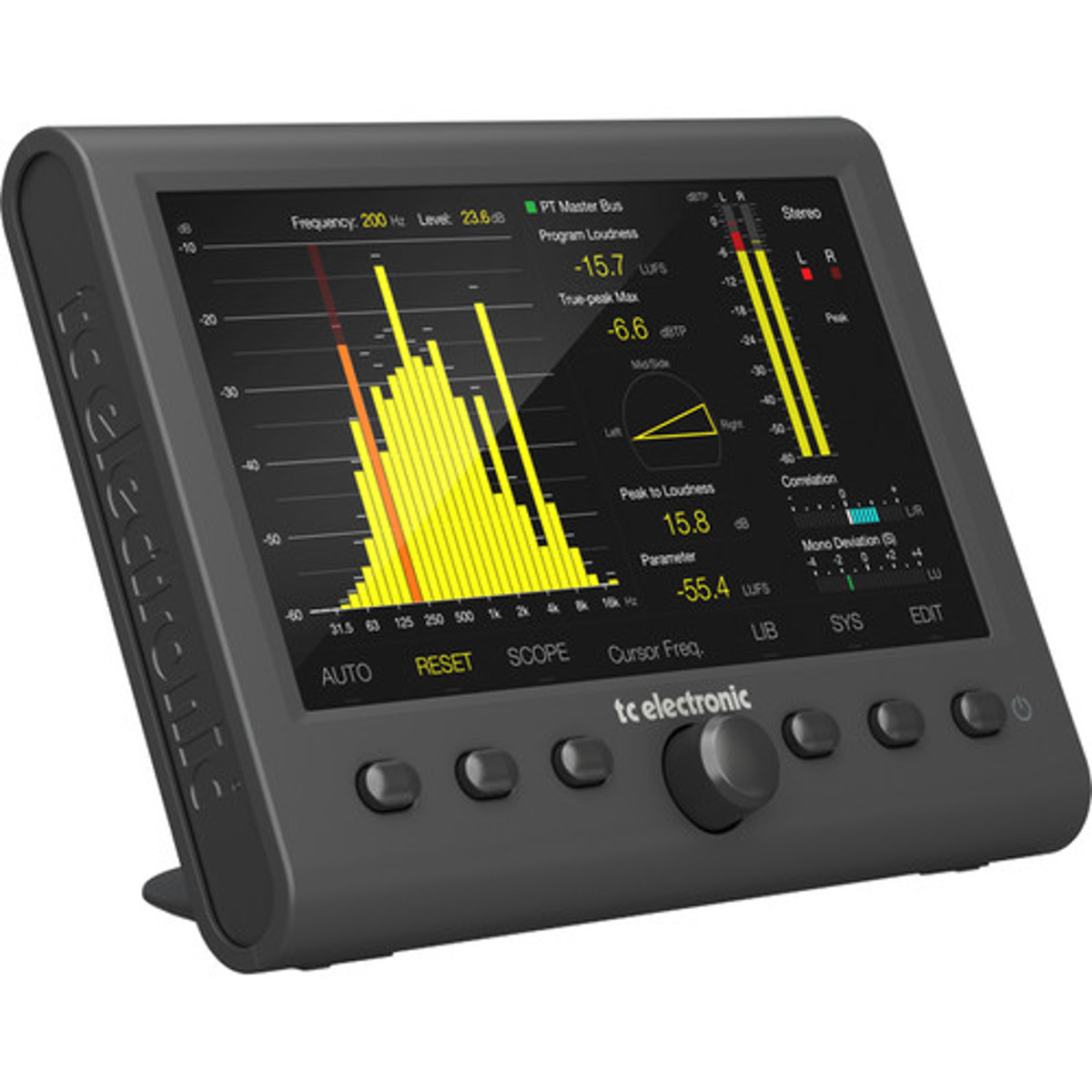 

TC Electronic CLARITY M STEREO Audio Meter with 7" High Resolution Display