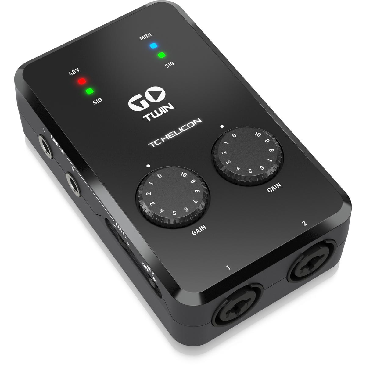 Photos - DAC TC-Helicon TC Helicon GO TWIN 2-Channel High-Definition Audio/MIDI Interface 000-DPG0 