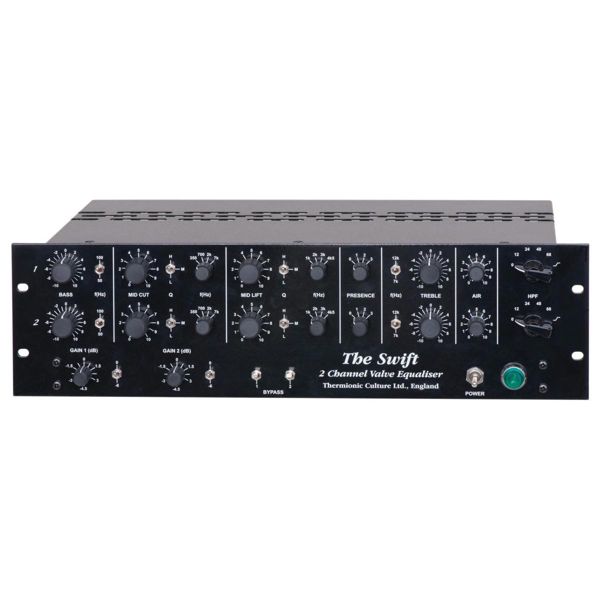 

Thermionic Culture Ltd Swift 2-Ch Valve Equalizer, 12Hz-40kHz Frequency Response