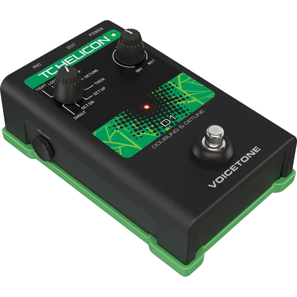 

TC Helicon TC Electronic Helicon VoiceTone D1 Single-Button Stompbox