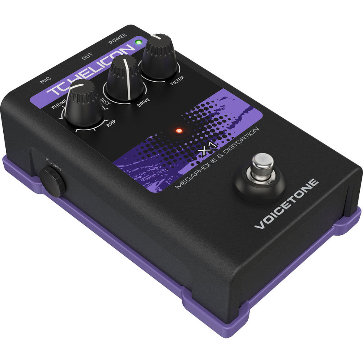 

TC Helicon TC Electronic Helicon VoiceTone X1 Single-Button Stompbox