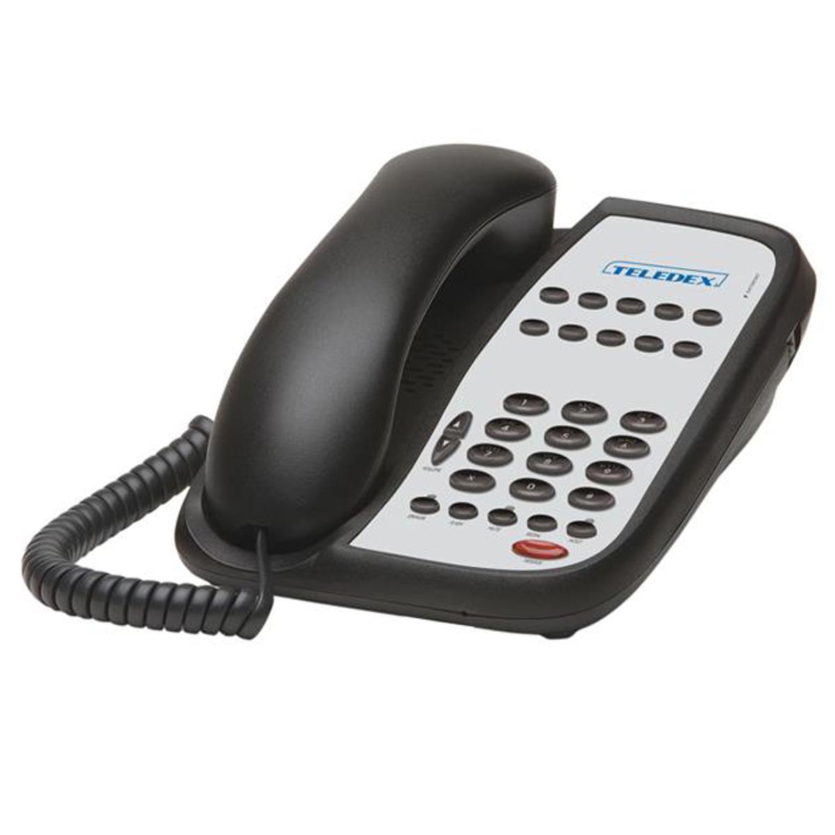 

Teledex I Series A110S Single Line Analog Corded Speakerphone, Black