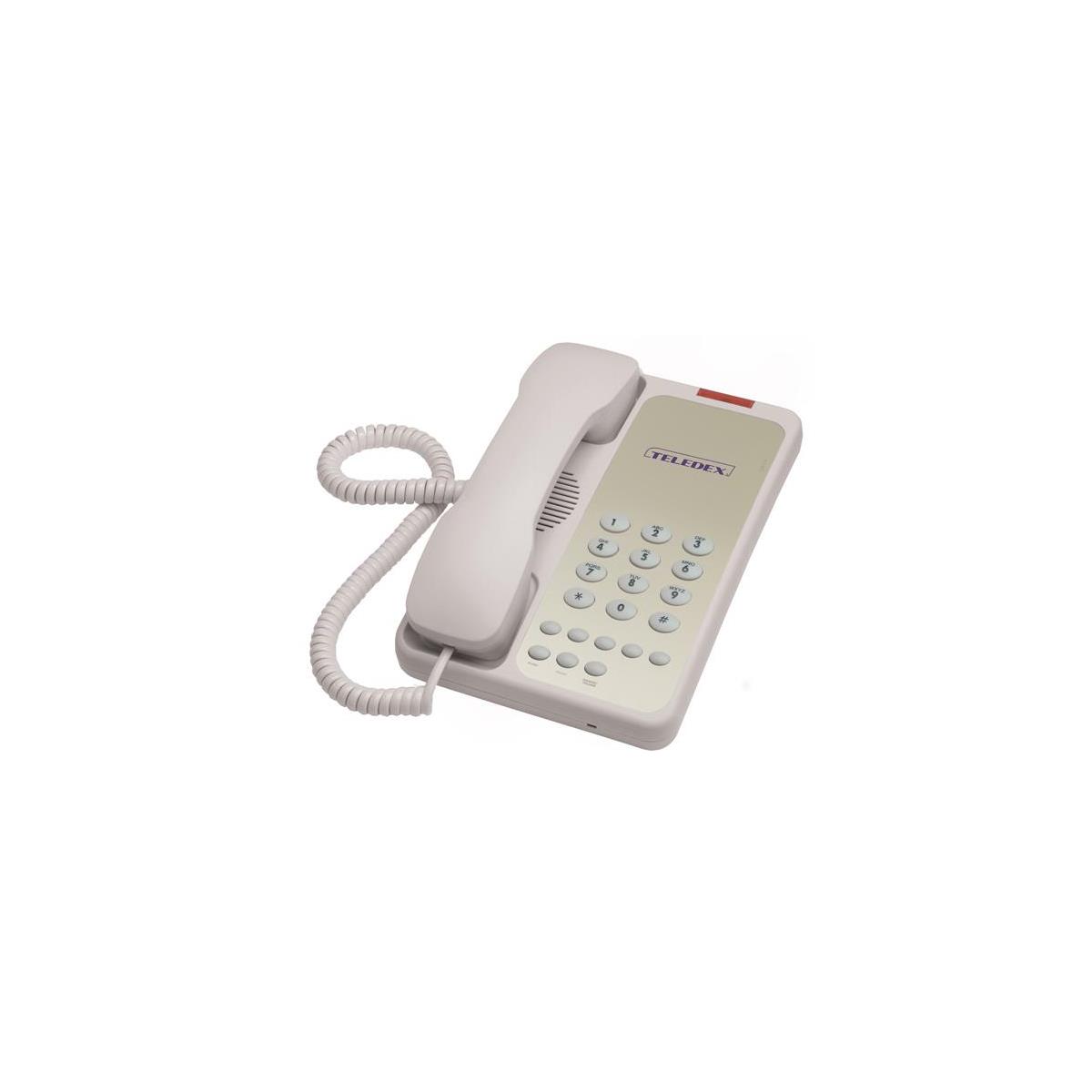 Image of Teledex Opal 1005 Single Line Analog Corded Hotel Telephone
