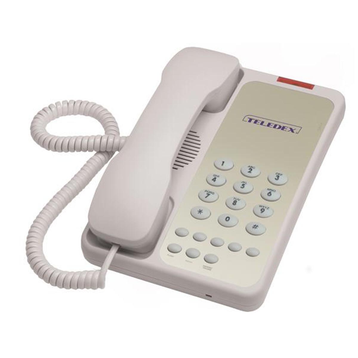 Image of Teledex Opal 1005 Single Line Analog Corded Hotel Telephone