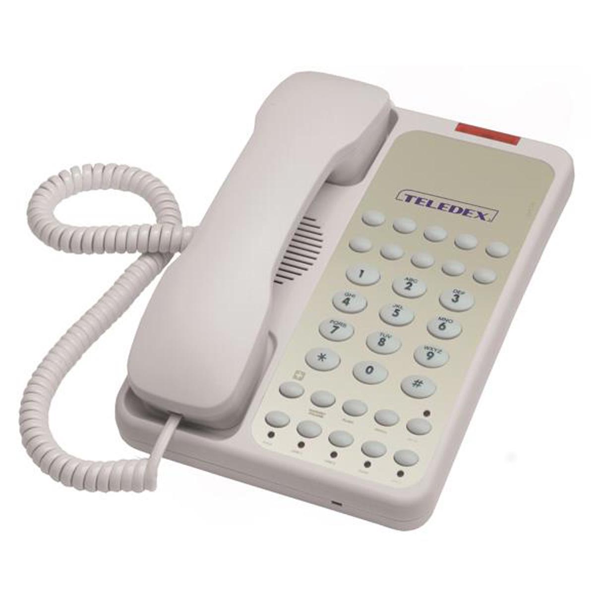 

Teledex Opal 2011S Two Line Analog Corded Hotel Speakerphone, Ash