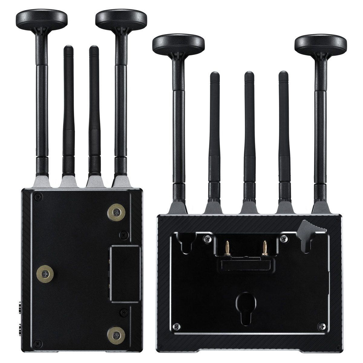 

Teradek Bolt 4K MAX 12G-SDI/HDMI Wireless Transmitter & Receiver Set, Gold Mount
