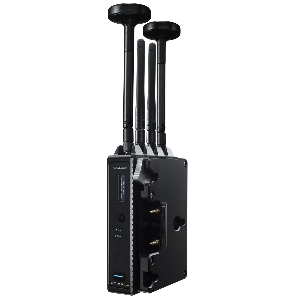

Teradek Bolt 4K MAX 12G-SDI/HDMI Wireless Transmitter, Gold Mount