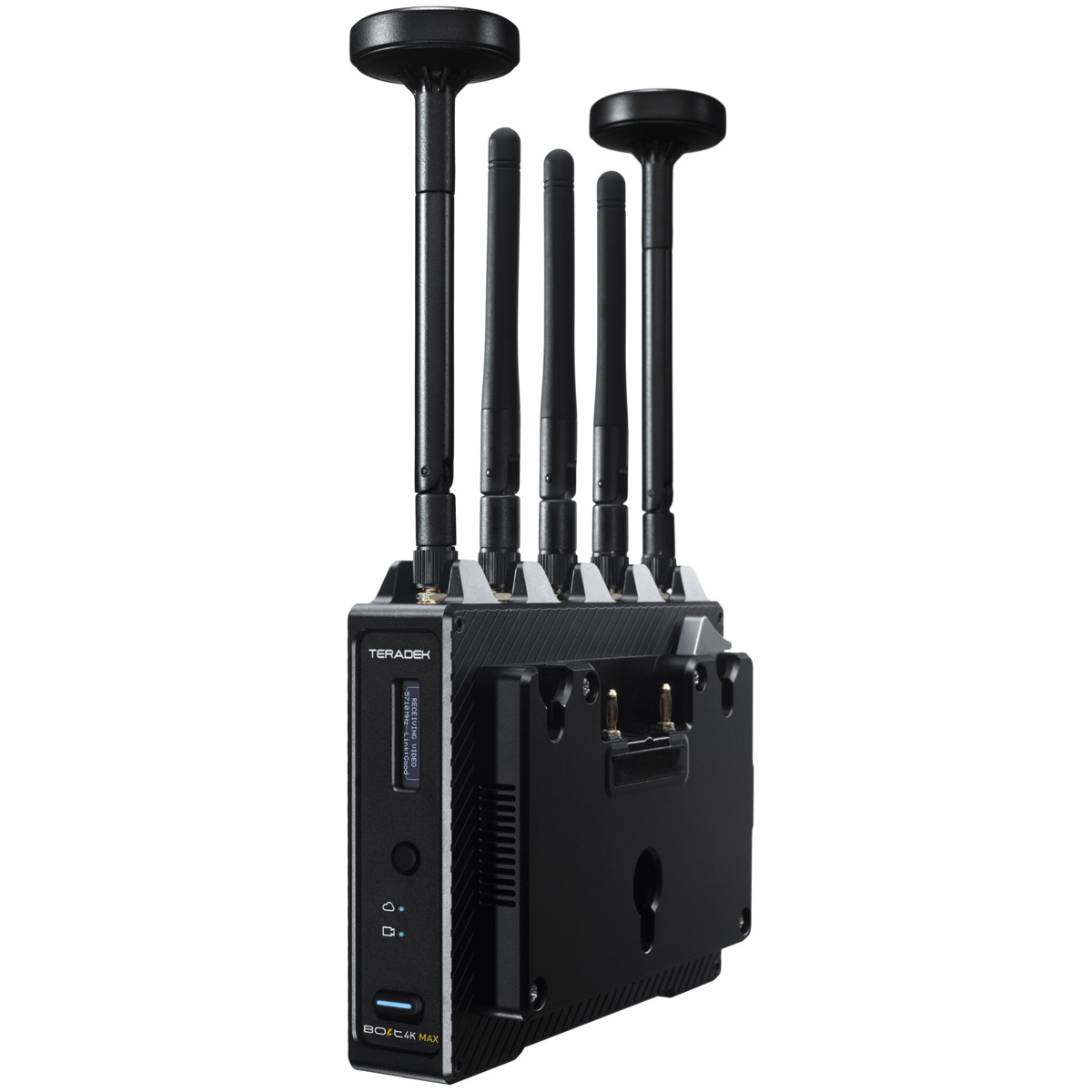 

Teradek Bolt 4K MAX 12G-SDI/HDMI Wireless Receiver, Gold Mount