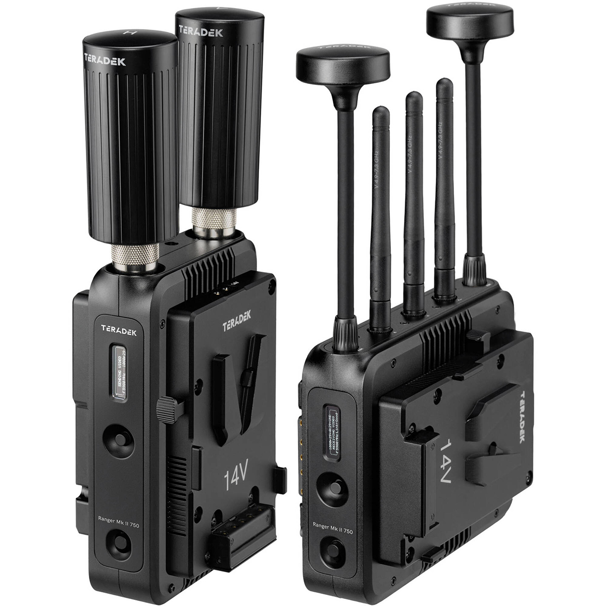 

Teradek Ranger MK II 4K HDMI/12G-SDI Wireless Tx and Rx Kit, V-Mount, 750' Range