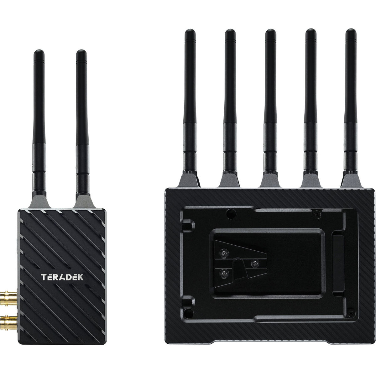 

Teradek Bolt 4K LT 3G-SDI TX and 12G-SDI RX Deluxe Kit, 1500' Range,V-Mount