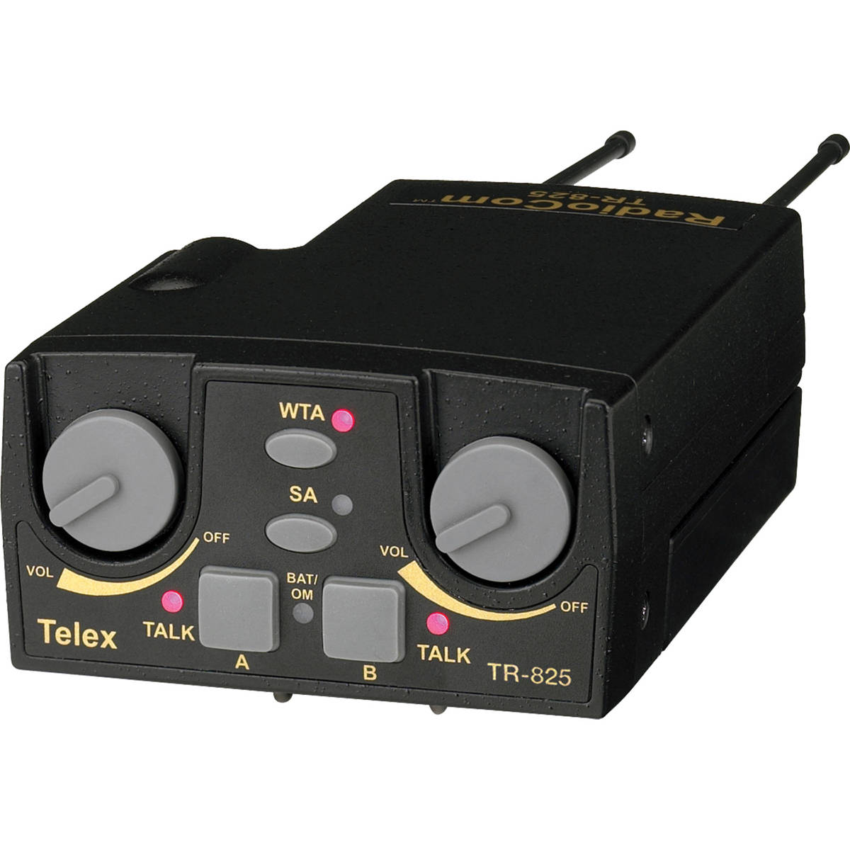 

Telex TR-825 2-CH Binaural Beltpack Transceiver with A5F Jack, C3: 554-572MHz