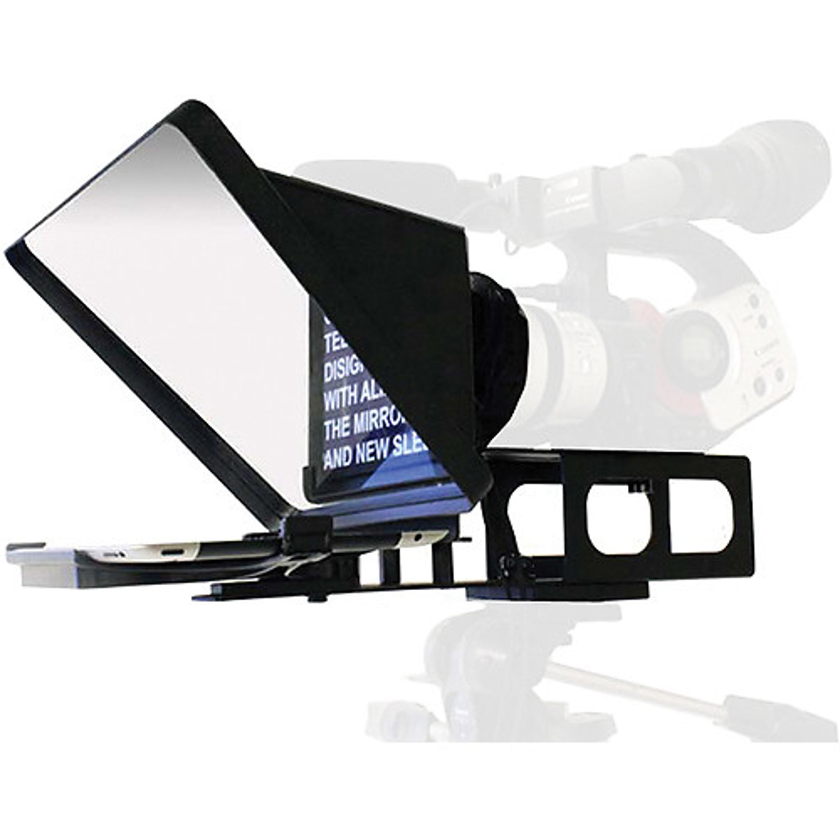 

Telmax PRO IP Teleprompter with 12.75 x 11" Larger Trapezoidal Mirror for iPad
