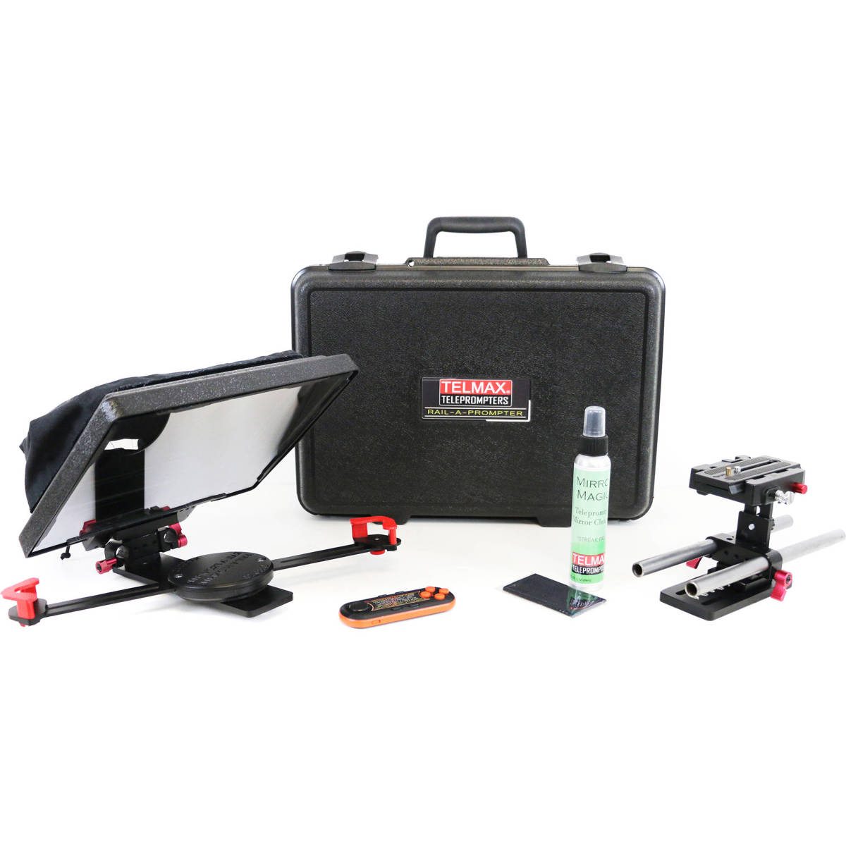 

Telmax Rail-a-Prompter II Universal 12" Tablet Teleprompter