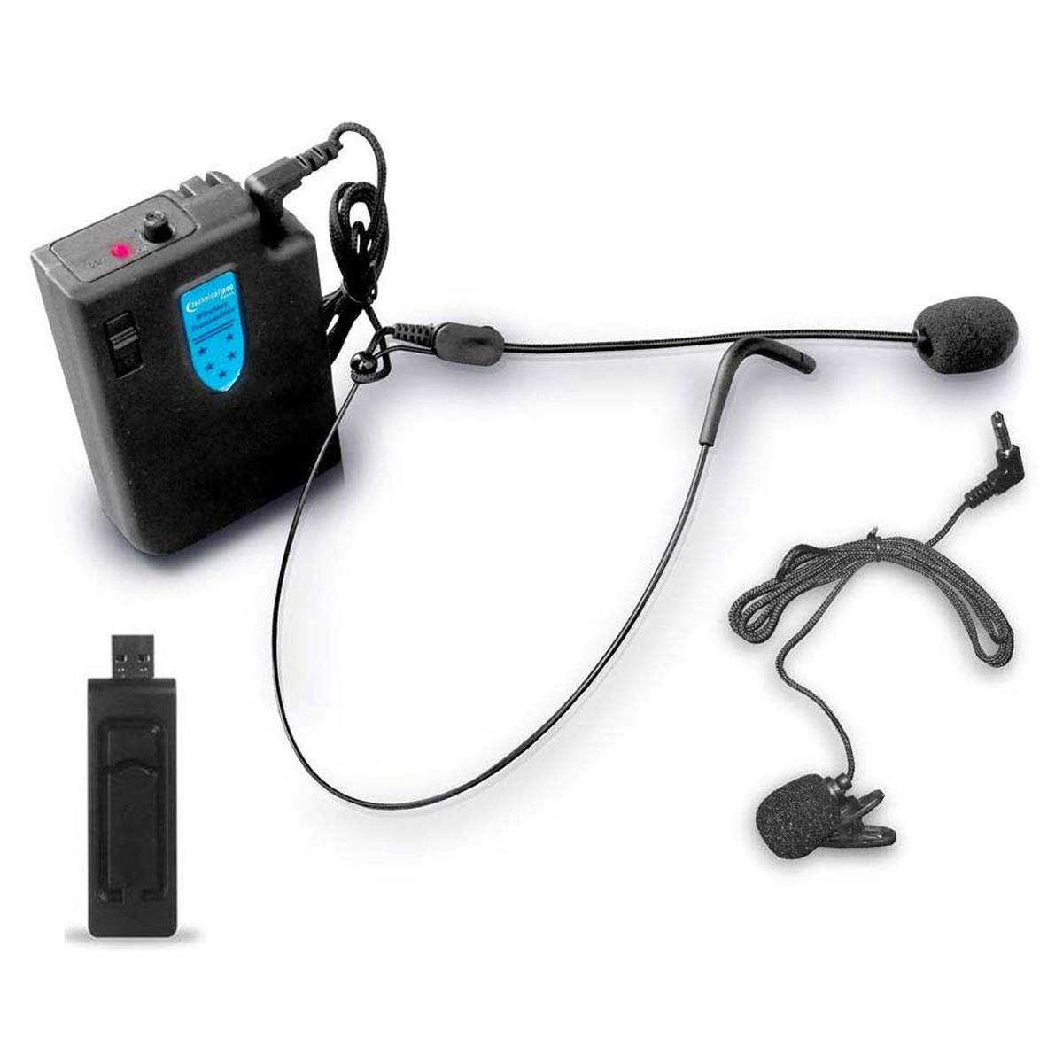 

Technical Pro WMU95 Wireless Headset and Lapel Microphone System