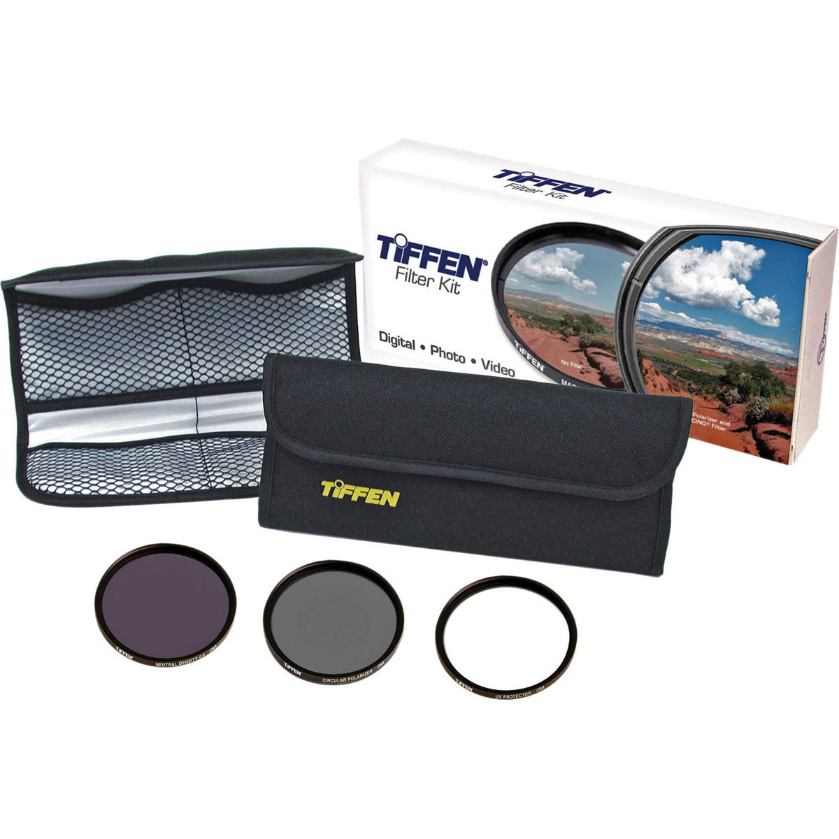 Photos - Lens Filter Tiffen 77mm Digital Essentials Filter Kit 77DIGEK3 