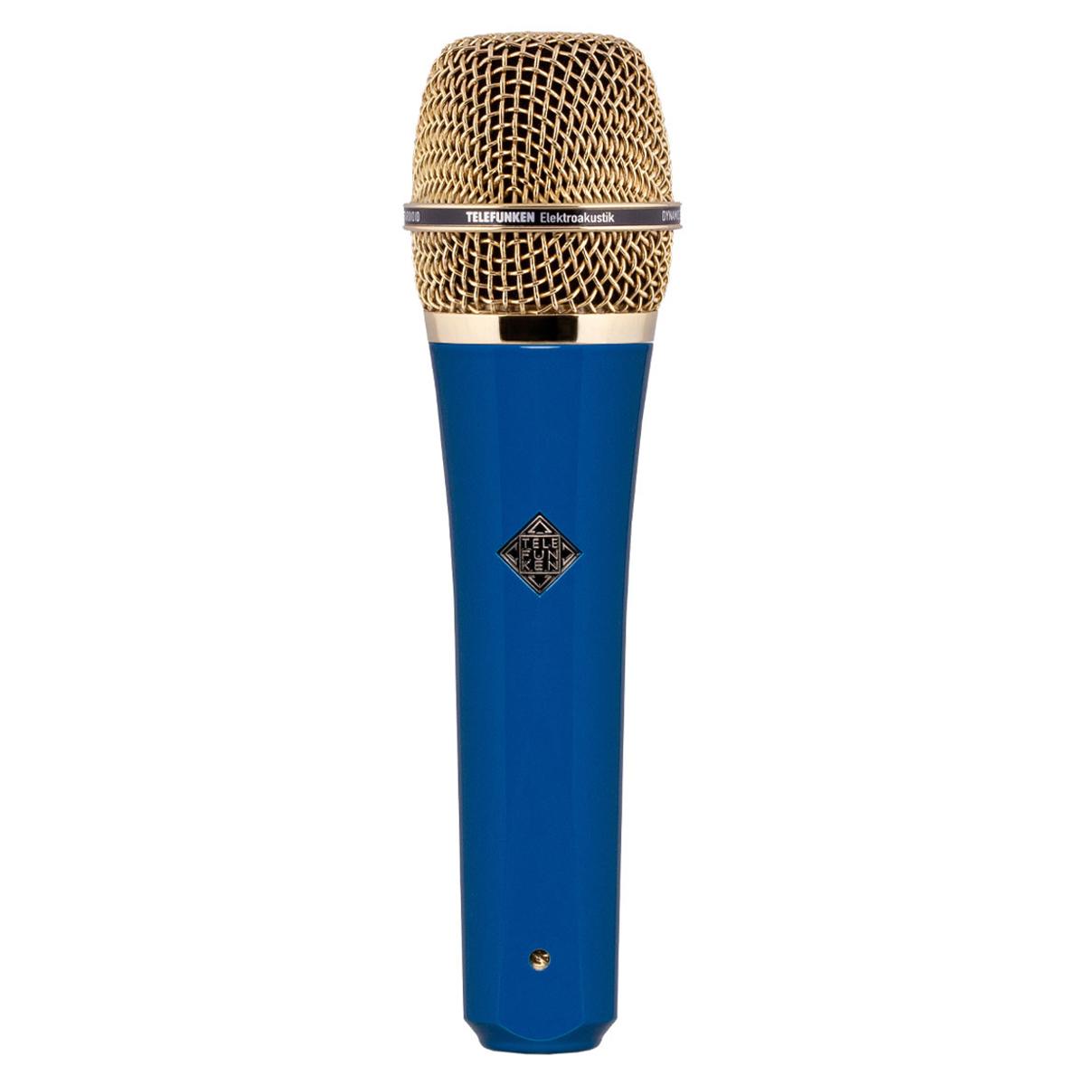 

Telefunken M80 Handheld Supercardioid Dynamic Vocal Microphone, Blue & Gold