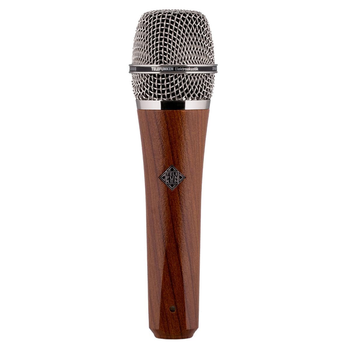 

Telefunken M80 Super-Cardioid Custom Dynamic Handheld Microphone, Cherry Wood