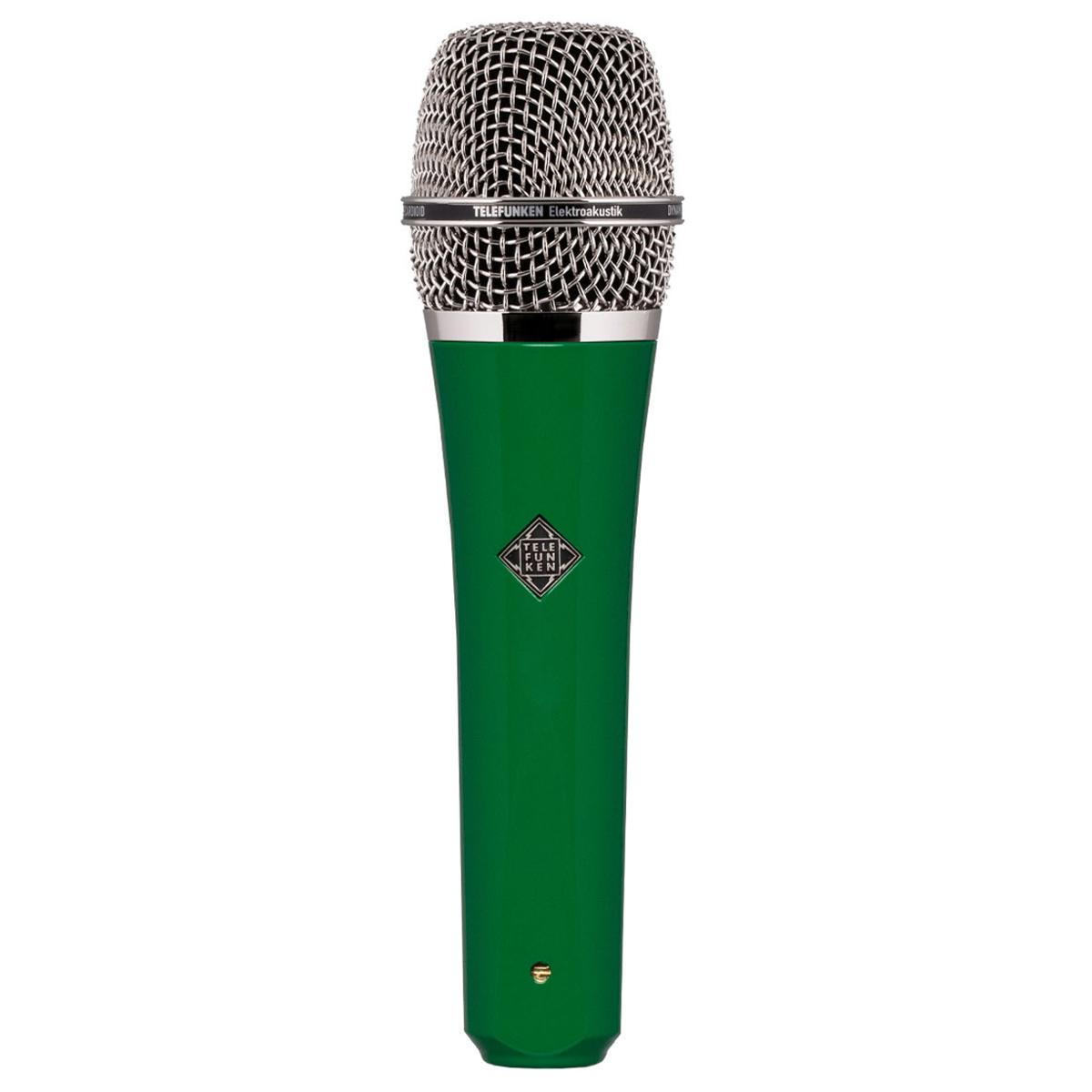 

Telefunken M80 Handheld Supercardioid Dynamic Vocal Microphone, Green & Chrome