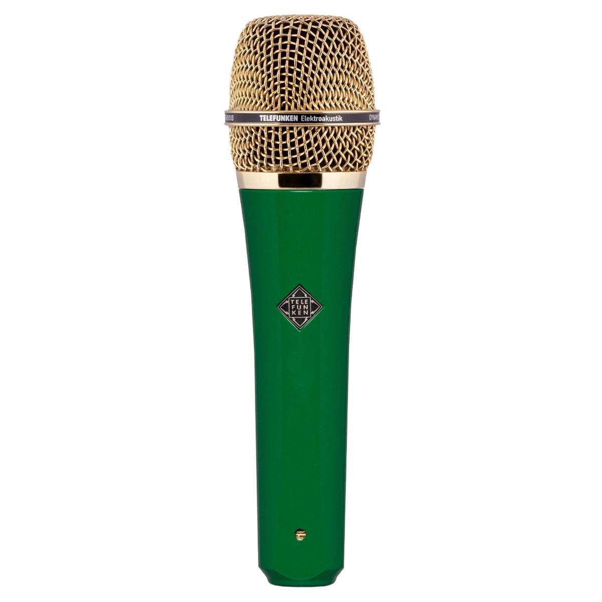 

Telefunken M80 Handheld Supercardioid Dynamic Vocal Microphone, Green & Gold