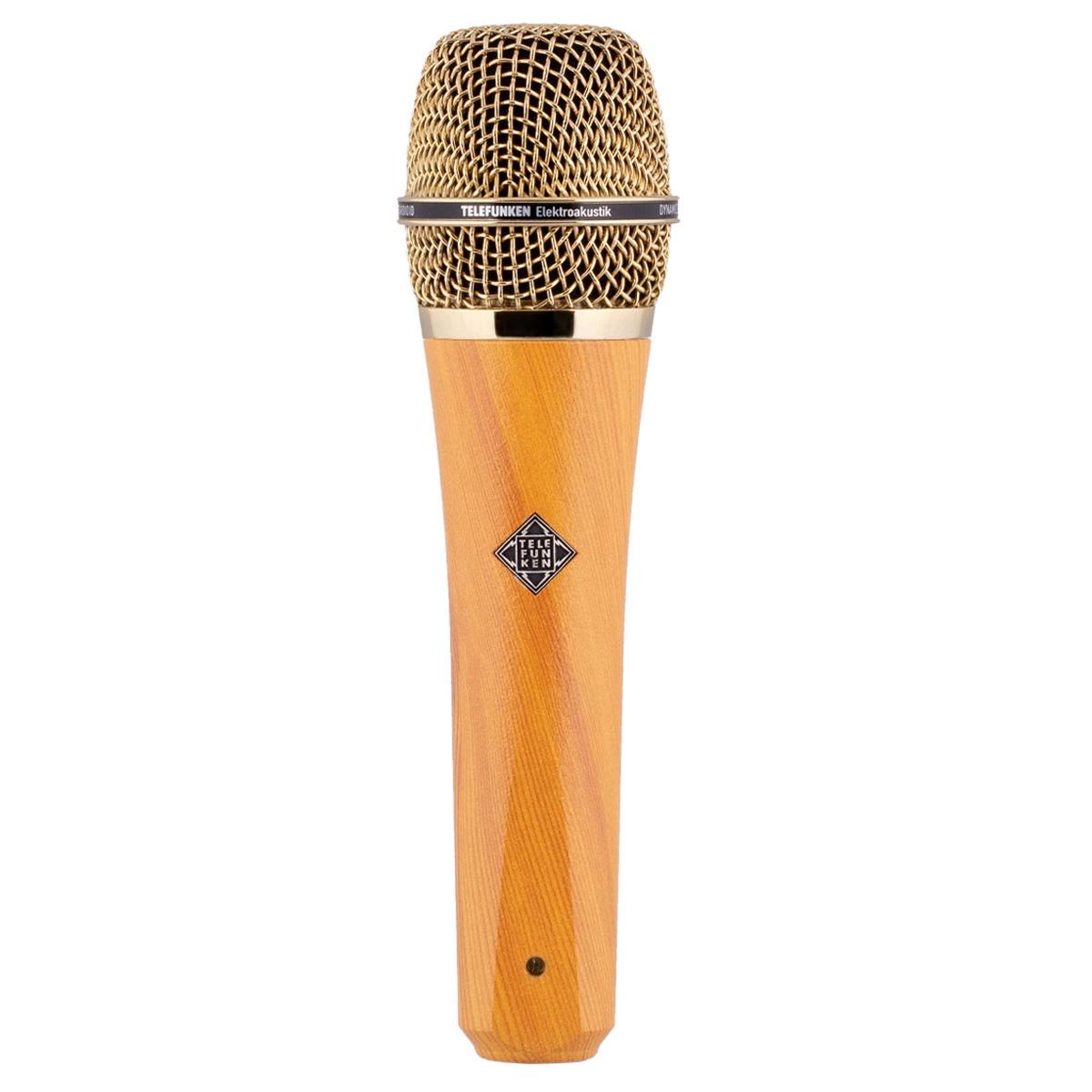 

Telefunken M80 Handheld Supercardioid Dynamic Vocal Microphone, Oak & Gold