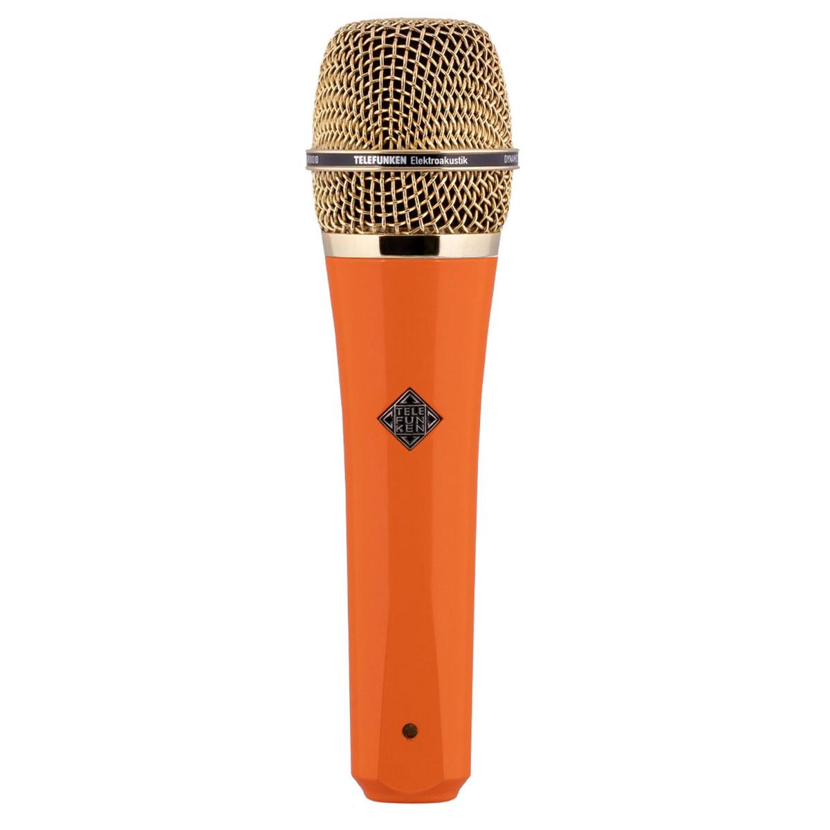 

Telefunken M80 Handheld Supercardioid Dynamic Vocal Microphone, Orange & Gold