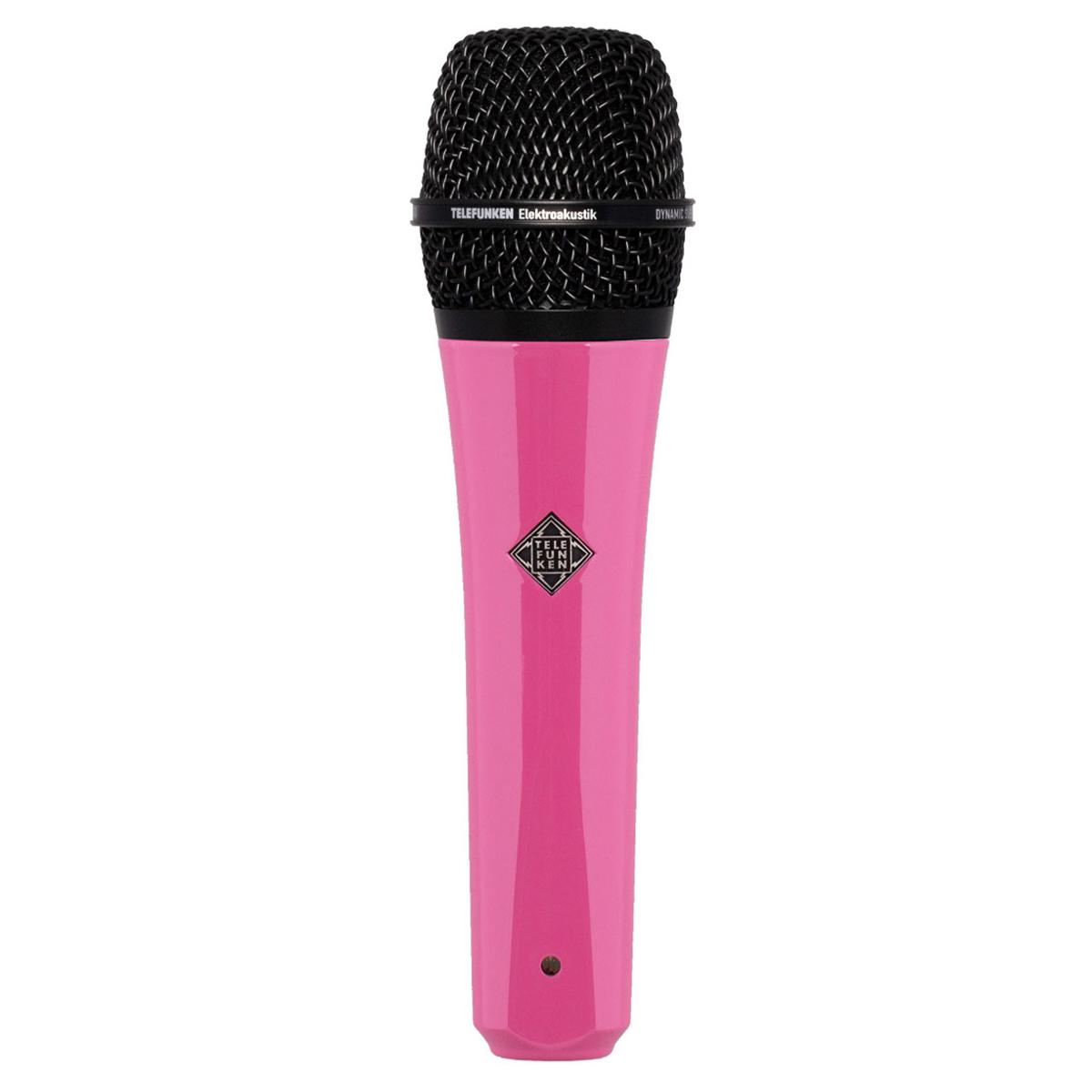 

Telefunken M80 Handheld Supercardioid Dynamic Vocal Microphone, Pink & Black