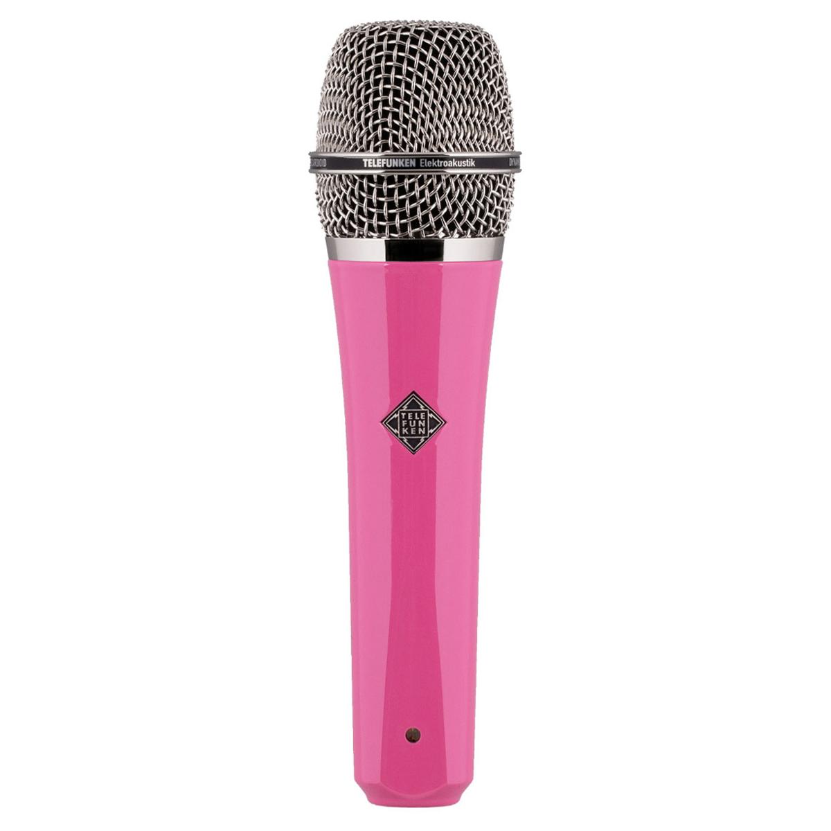 

Telefunken M80 Handheld Supercardioid Dynamic Vocal Microphone, Pink & Chrome