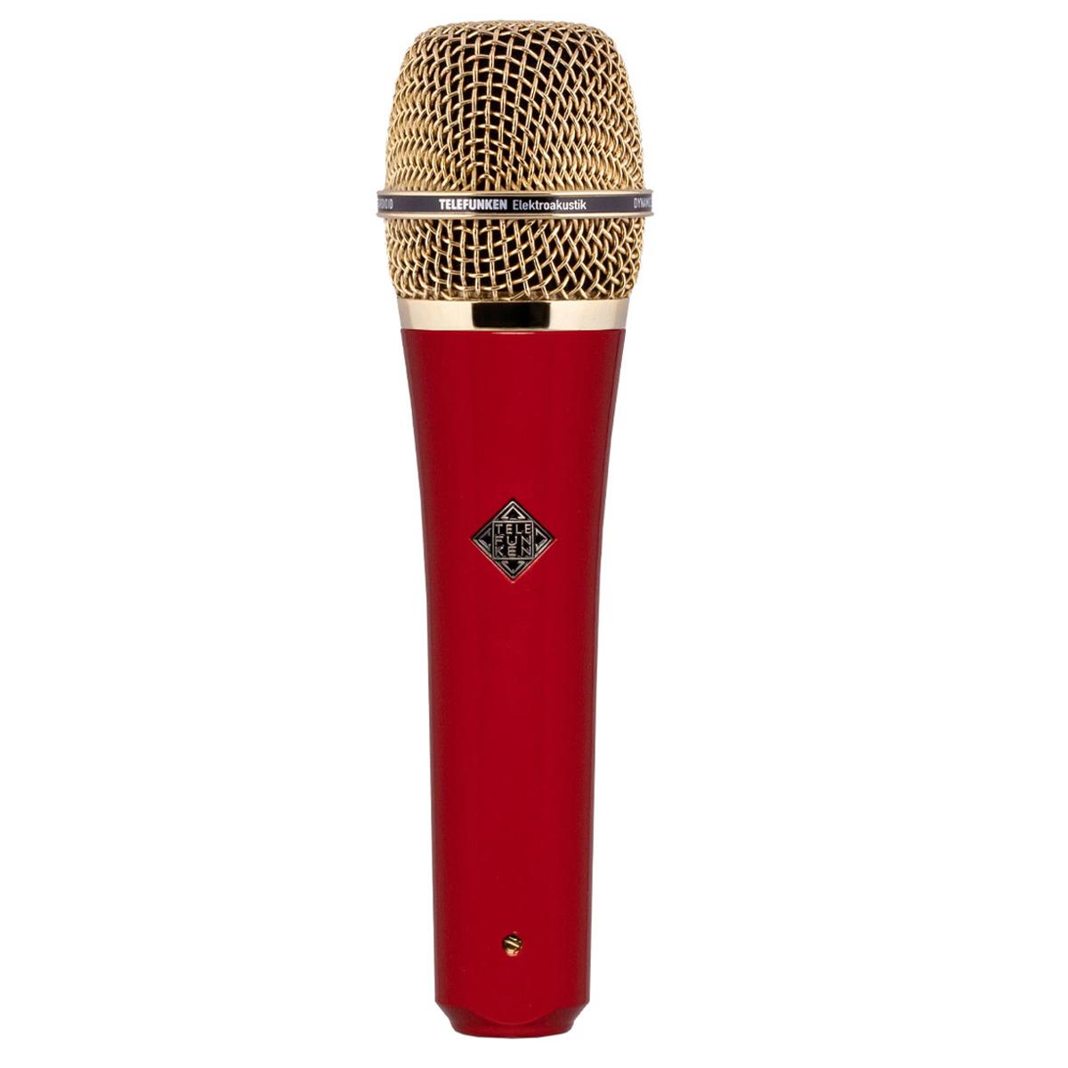 

Telefunken M80 Handheld Supercardioid Dynamic Vocal Microphone, Red & Gold