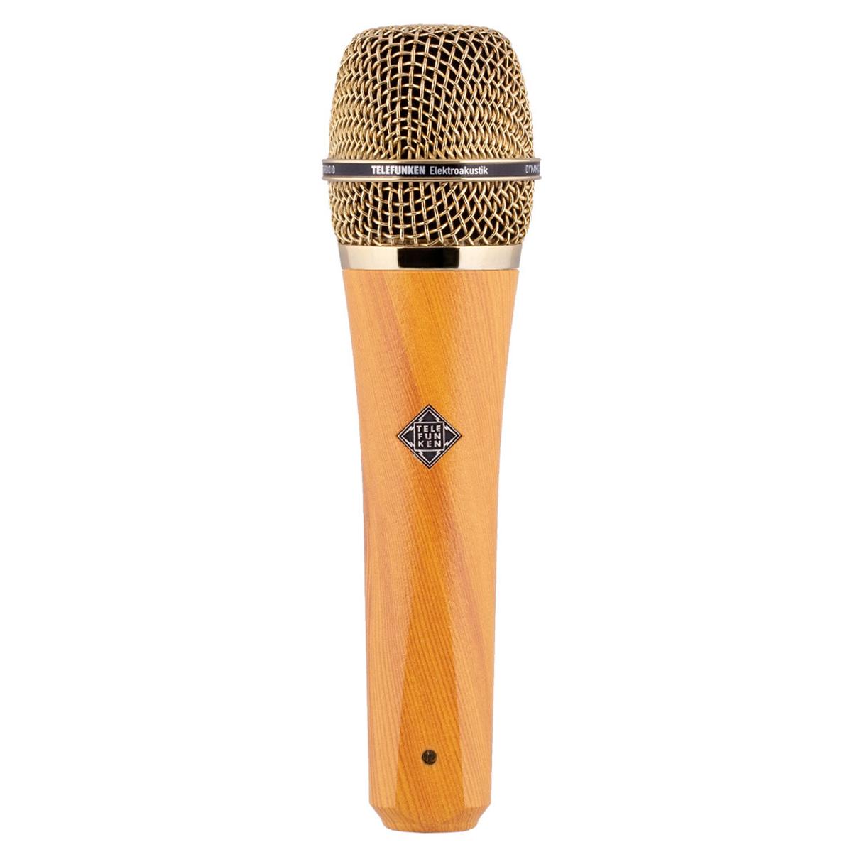 

Telefunken M81 Handheld Supercardioid Universal Dynamic Mic, Oak & Gold