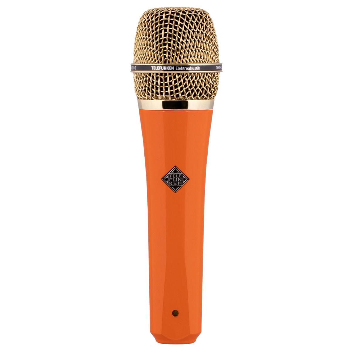 

Telefunken M81 Handheld Supercardioid Universal Dynamic Mic, Orange & Gold